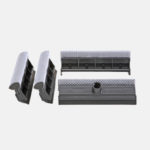 Black Rubber Blade Squeegee Head - 8 inch