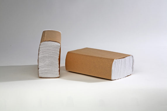 Multi fold Paper Towels White