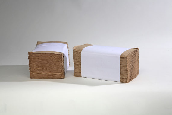 Single fold Paper Towels Brown